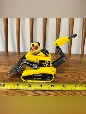 PAW Patrol Mission Paw Rubble’s Bulldozer Vehicle & Rubble Figure Set